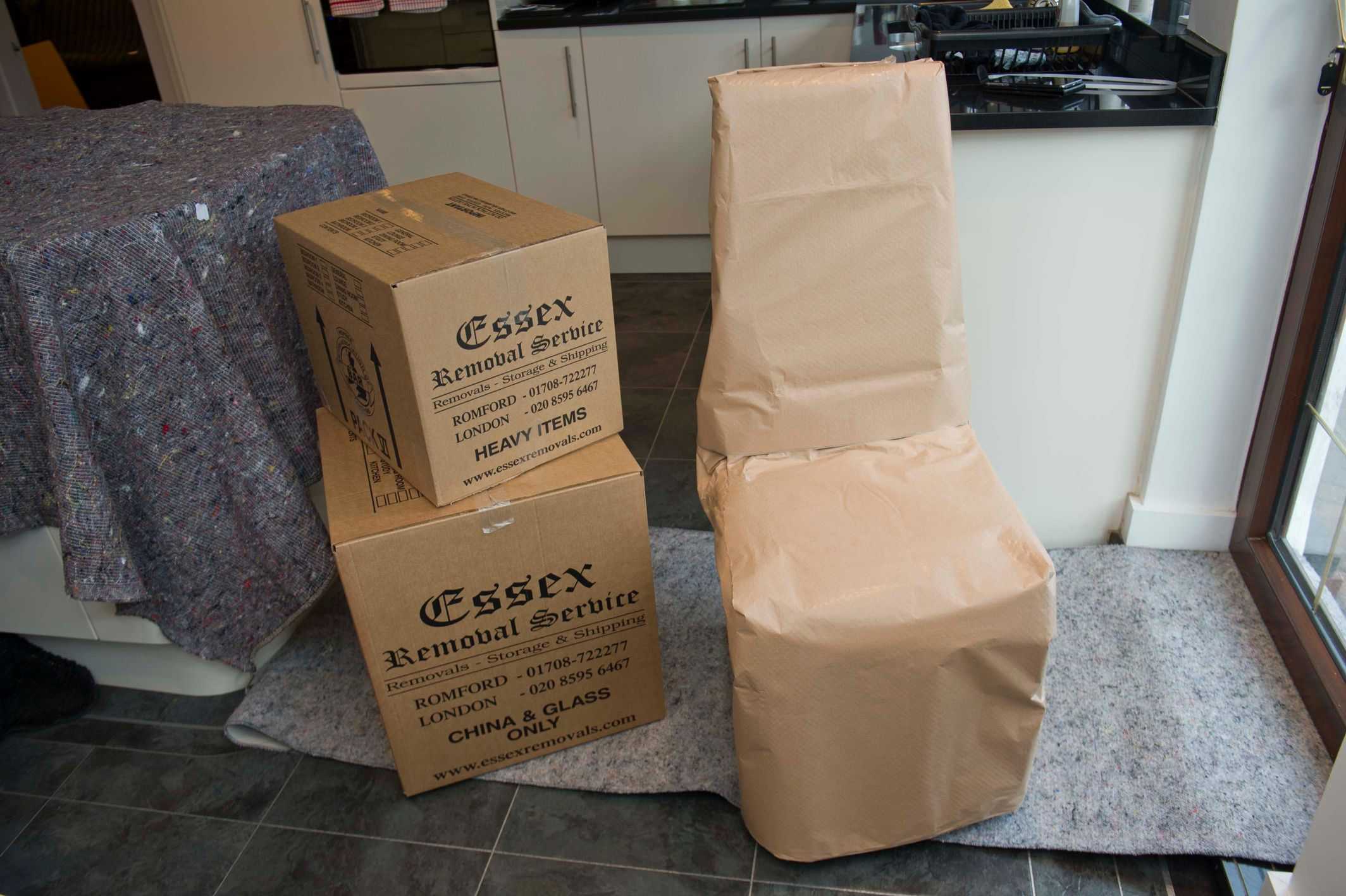 Essex Removals cartons